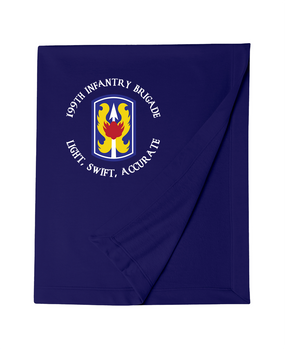 199th Light Infantry Brigade (C)  Embroidered Dryblend Stadium Blanket