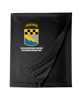 525th Expeditionary MI Brigade (Airborne) Embroidered Dryblend Stadium Blanket