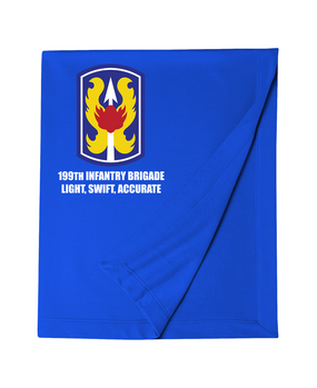 199th Light Infantry Brigade Embroidered Dryblend Stadium Blanket