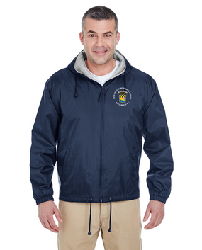 525th Expeditionary MI Brigade (Airborne) (C)  Embroidered Fleece-Lined Hooded Jacket 