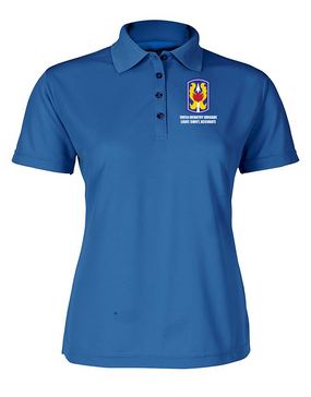 199th Light Infantry Brigade Ladies Embroidered Moisture Wick Polo Shirt