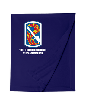 198th Light Infantry Brigade "Vietnam"  Embroidered Dryblend Stadium Blanket