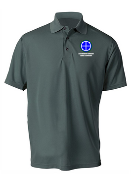 35th Infantry Division Embroidered Moisture Wick Polo Shirt