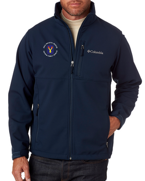 196th Light Infantry Brigade "Vietnam" (C)  Embroidered Columbia Ascender Soft Shell Jacket 