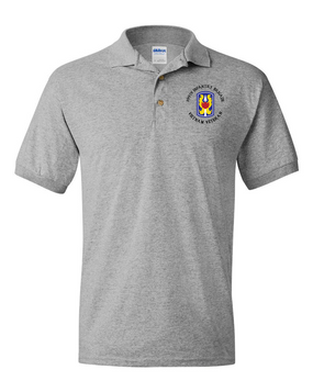 199th Light Infantry Brigade "Vietnam" (C)   Embroidered Cotton Polo Shirt