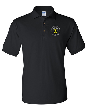 509th Parachute Infantry Regiment (C)  Embroidered Cotton Polo Shirt