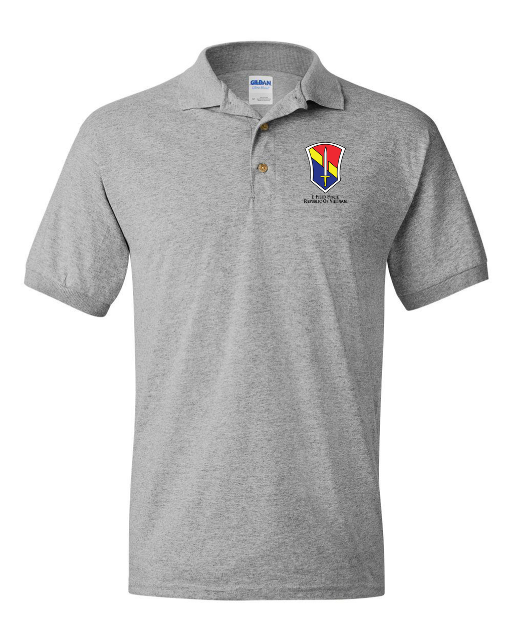 I Field Force Embroidered Cotton Polo Shirt