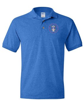 325th AIR -Proudly Served (Crest) Embroidered Cotton Polo Shirt