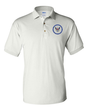 325th AIR -Proudly Served- Embroidered Cotton Polo Shirt