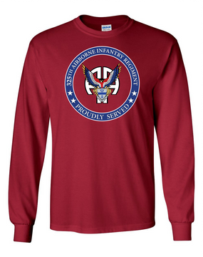 325th AIR  -Proudly Served -Long-Sleeve Cotton T-Shirt  (FF)