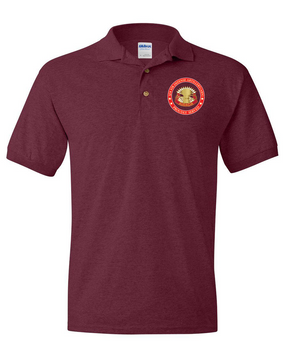 3/4 ADA (Airborne)  Embroidered Cotton Polo Shirt