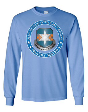 313th MI Battalion (Airborne) Long-Sleeve Cotton T-Shirt (FF)