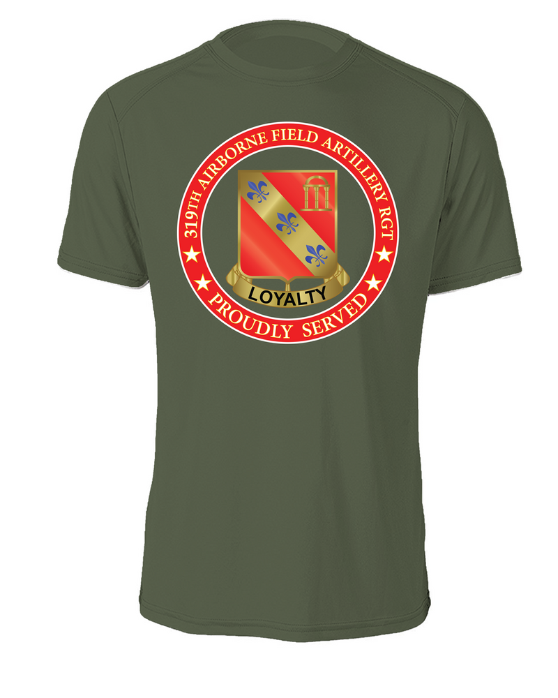 319th Airborne Field Artillery Regiment Cotton Shirt