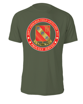 319th Airborne Field Artillery Regiment Cotton Shirt  (FF)