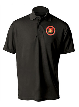 782nd Maintenance  Battalion Embroidered Moisture Wick Polo Shirt