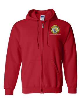 South Florida Chapter Embroidered Hooded Sweatshirt with Zipper