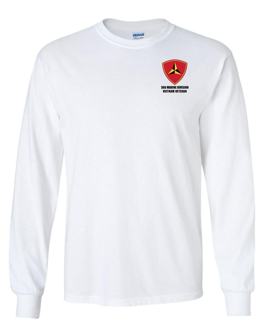 3rd Marine Division Long-Sleeve Cotton T-Shirt