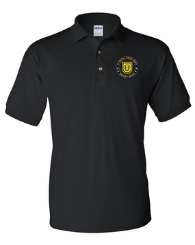 1st Special Forces Group "Proudly Served" Embroidered Cotton Polo Shirt