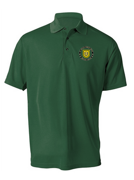 1st Special Forces Group "Proudly Served"  Embroidered Moisture Wick Polo Shirt