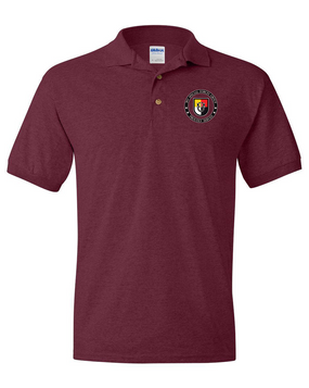 3rd Special Forces Group "Proudly Served" Embroidered Cotton Polo Shirt