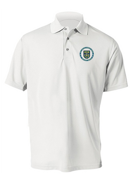 12th Special Forces Group "Proudly Served"  Embroidered Moisture Wick Polo Shirt
