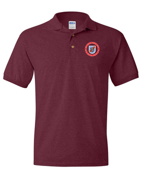 20th Special Forces Group "Proudly Served" Embroidered Cotton Polo Shirt