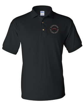 2-75th Ranger Battalion "Proudly Served" Embroidered Cotton Polo Shirt