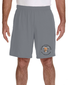 82nd Signal Battalion Embroidered Gym Shorts