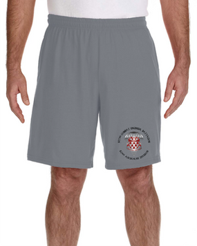 307th Combat Engineer Battalion Embroidered Gym Shorts