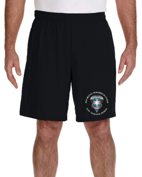 313th MI Battalion (Airborne) Embroidered Gym Shorts