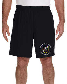 46th Special Forces Group  Embroidered Gym Shorts