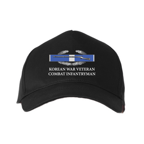 Korean Conflict  CIB  Embroidered Baseball Cap