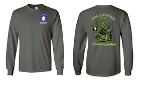 101st Airborne Division Jungle Master JOTC Long-Sleeve Cotton T-Shirt