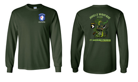 101st Airborne Division-Air Assault- Jungle Master JOTC Long-Sleeve Cotton T-Shirt