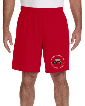1-75 Ranger Battalion-Original Scroll Embroidered Gym Shorts