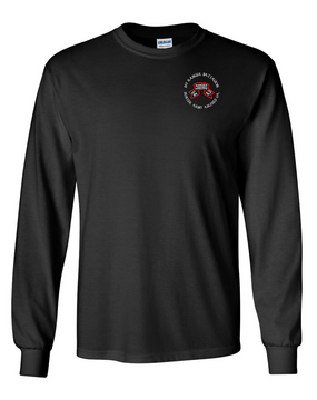 1-75th Ranger Battalion-Original Scroll Long-Sleeve Cotton T-Shirt