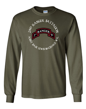 2-75th Ranger Battalion Long-Sleeve Cotton T-Shirt-FF