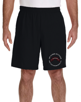 2-75 Ranger Battalion Embroidered Gym Shorts