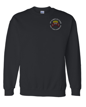 2-75th Ranger Battalion-Original Scroll-Tab Embroidered Sweatshirt