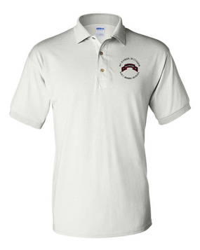 3-75th Ranger Battalion Embroidered Cotton Polo Shirt