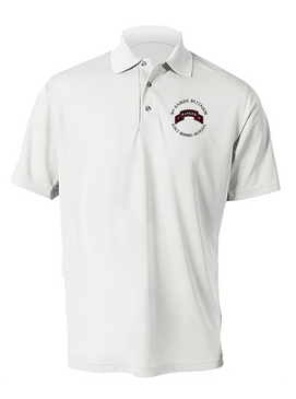 3-75th Ranger Battalion Embroidered Moisture Wick Polo Shirt