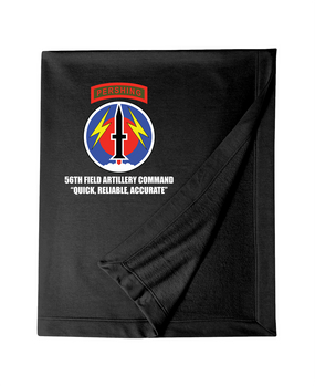 56th Field Artillery Command Embroidered Dryblend Stadium Blanket