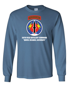 56th Field Artillery Command Long-Sleeve Cotton T-Shirt-FF