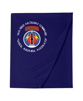 56th Field Artillery Command Embroidered Dryblend Stadium Blanket (C)