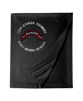 75th Ranger Regiment Embroidered Dryblend Stadium Blanket (B)