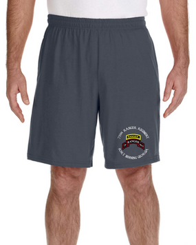 75th Ranger Regiment -Tab- Embroidered Gym Shorts (B)