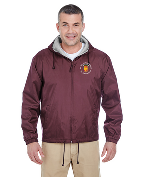 18th Field Artillery (Airborne) Embroidered Fleece-Lined Hooded Jacket (C)