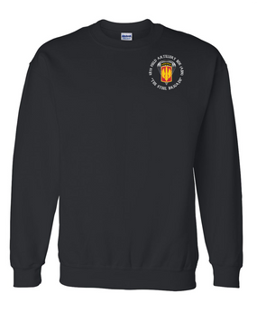 18th Field Artillery (Airborne) Embroidered Sweatshirt  (C)