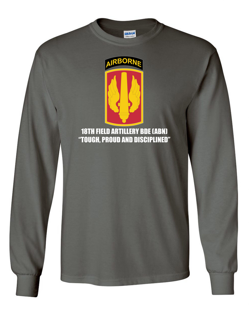 18th Field Artillery Long-Sleeve Cotton T-Shirt
