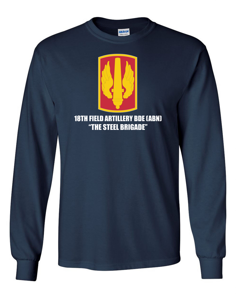18th Field Artillery LongSleeve Cotton TShirt